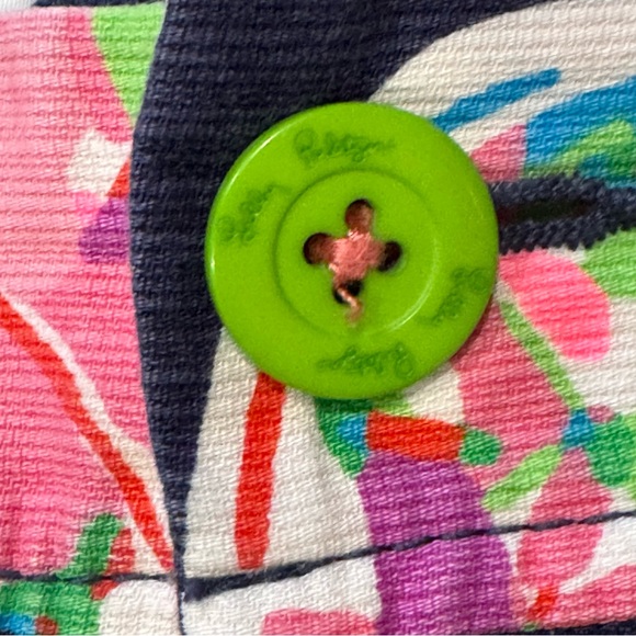 Lilly Pulitzer Callahan Short in Bright Navy In The Vias Sz 0 - Picture 6 of 11